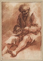 I 016
          <br/>
          Zittende oude man
          <br/>
          <em>Rosa, Salvator (1615-1673)</em>
